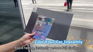 Intelligente photochrome Fensterfolie: Verdunkelt sich automatisch bei Sonnenlicht!